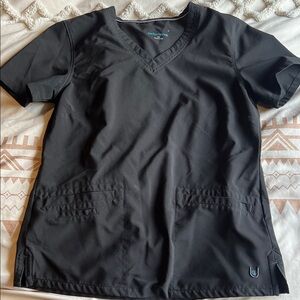 Urbane Black Women's Scrub Top and pants